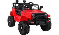 Elektromobilis Jeep Dark Night, raudonas