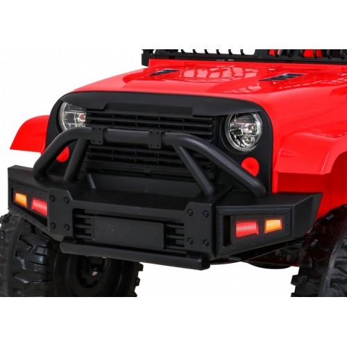 Электромобиль Jeep Dark Night, красный