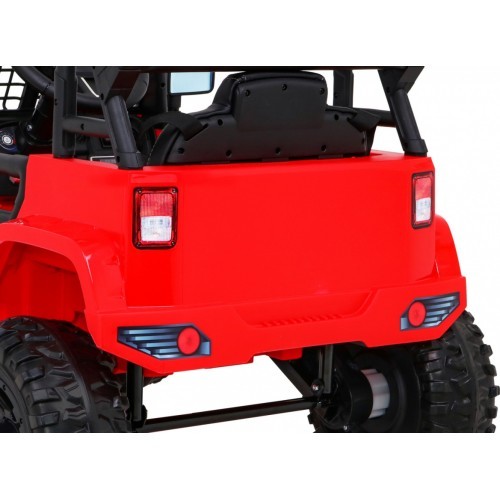 Электромобиль Jeep Dark Night, красный