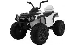 Elektromobilis keturratis ATV 2,4 GHz, baltas