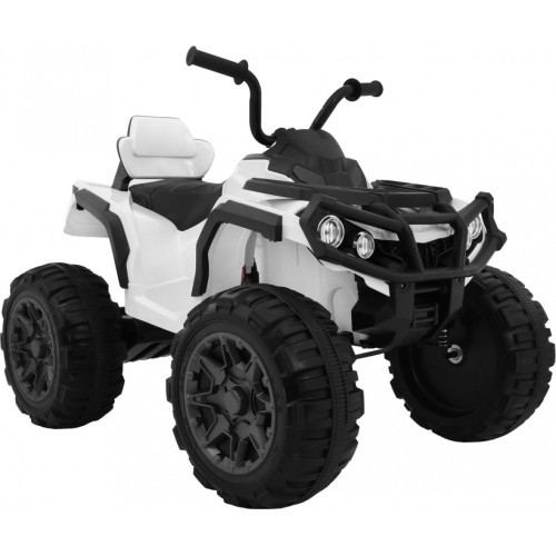 Elektromobilis keturratis ATV 2,4 GHz, baltas