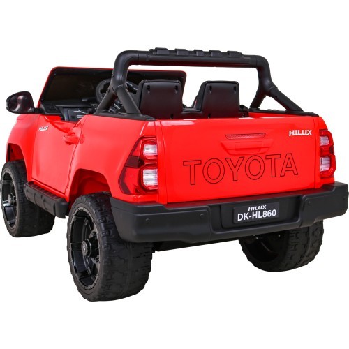 Toyota Hilux elektromobilis vaikams, raudonas