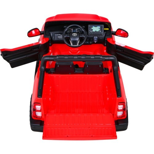 Toyota Hilux elektromobilis vaikams, raudonas