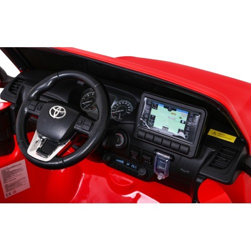 Toyota Hilux elektromobilis vaikams, raudonas