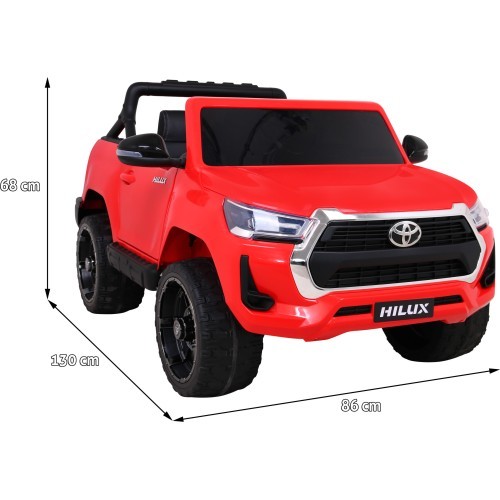 Детский электромобиль Toyota Hilux красный