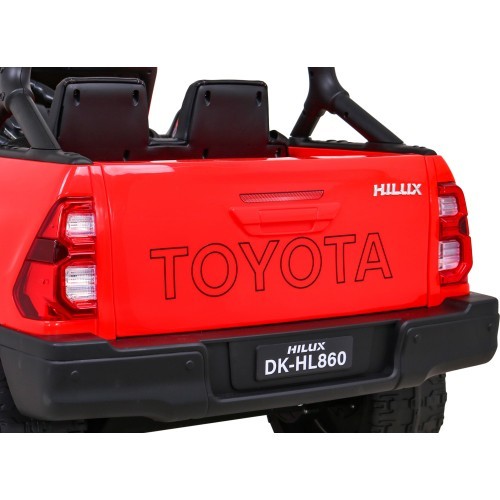 Toyota Hilux elektromobilis vaikams, raudonas