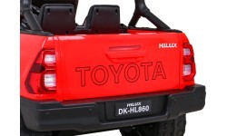 Toyota Hilux elektromobilis vaikams, raudonas