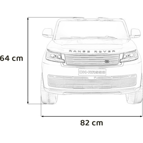 Электромобиль Range Rover SUV Lift, красный
