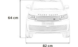 Elektromobilis Range Rover SUV Lift, raudonas