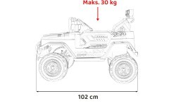 Электромобиль Off-Road CLIMBER, белый