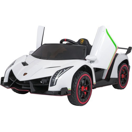 Электромобиль Lamborghini Veneno, белый