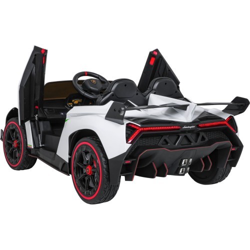 Elektromobilis Lamborghini Veneno, baltas