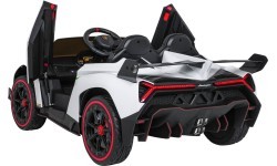 Elektromobilis Lamborghini Veneno, baltas