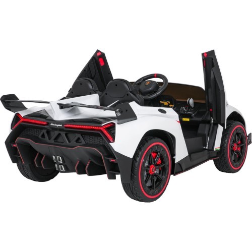 Elektromobilis Lamborghini Veneno, baltas