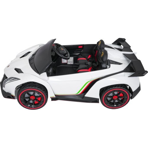 Электромобиль Lamborghini Veneno, белый