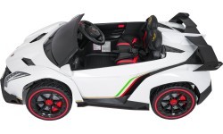 Электромобиль Lamborghini Veneno, белый