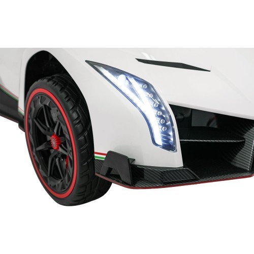 Elektromobilis Lamborghini Veneno, baltas