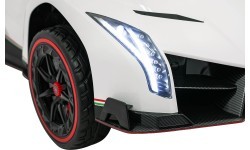 Электромобиль Lamborghini Veneno, белый