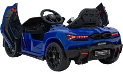 Elektromobilis Lamborghini Revuelto, mėlynas