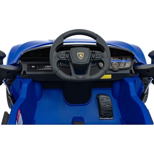 Elektromobilis Lamborghini Revuelto, mėlynas