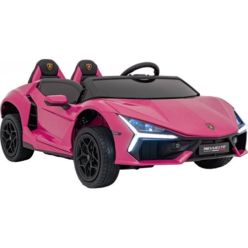 Elektromobilis Lamborghini Revuelto XL STRONG, rožinis