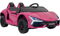 Elektromobilis Lamborghini Revuelto XL STRONG, rožinis