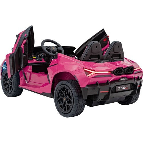 Электромобиль Lamborghini Revuelto XL STRONG, розовый