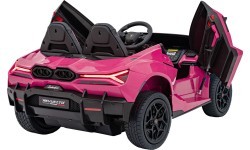 Elektromobilis Lamborghini Revuelto XL STRONG, rožinis