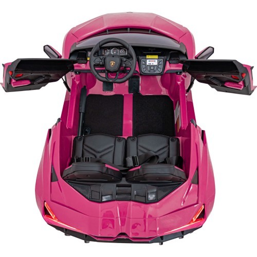 Электромобиль Lamborghini Revuelto XL STRONG, розовый