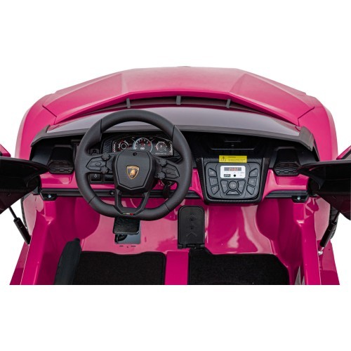 Электромобиль Lamborghini Revuelto XL STRONG, розовый