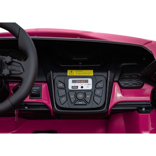 Elektromobilis Lamborghini Revuelto XL STRONG, rožinis