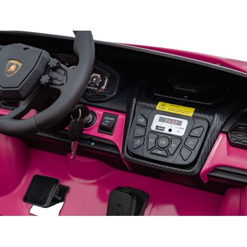 Электромобиль Lamborghini Revuelto XL STRONG, розовый