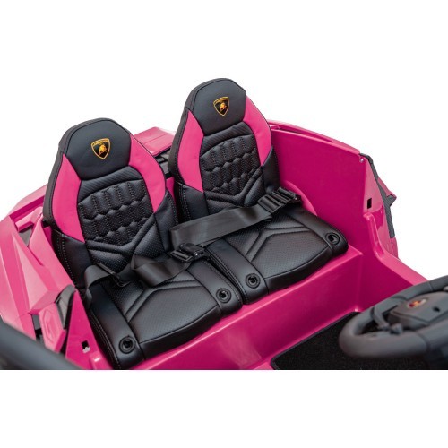 Elektromobilis Lamborghini Revuelto XL STRONG, rožinis
