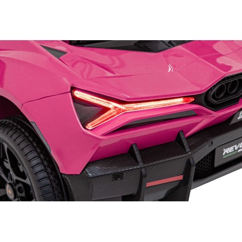 Elektromobilis Lamborghini Revuelto XL STRONG, rožinis