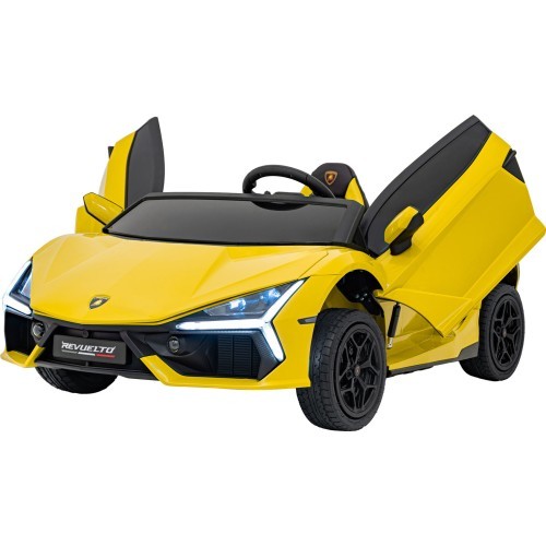 Электромобиль Lamborghini Revuelto XL STRONG, желтый