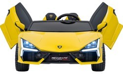 Elektromobilis Lamborghini Revuelto XL STRONG, geltonas