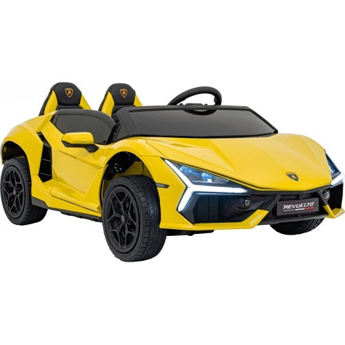 Электромобиль Lamborghini Revuelto XL STRONG, желтый