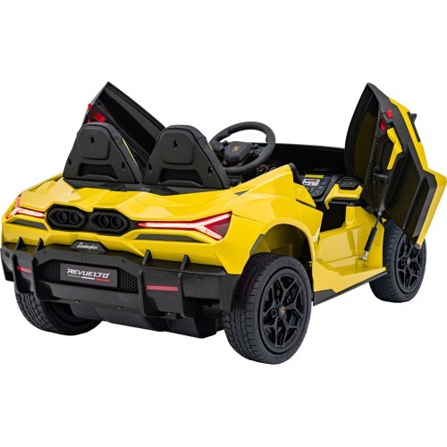Elektromobilis Lamborghini Revuelto XL STRONG, geltonas