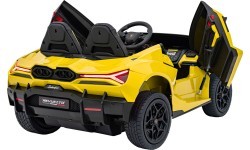 Электромобиль Lamborghini Revuelto XL STRONG, желтый