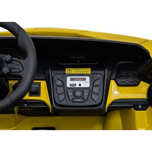 Elektromobilis Lamborghini Revuelto XL STRONG, geltonas