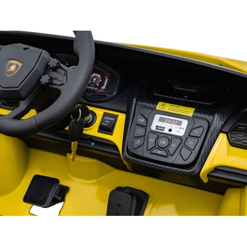 Электромобиль Lamborghini Revuelto XL STRONG, желтый
