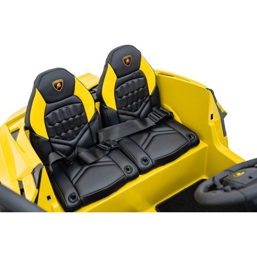 Электромобиль Lamborghini Revuelto XL STRONG, желтый