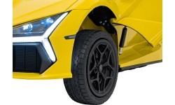 Elektromobilis Lamborghini Revuelto XL STRONG, geltonas