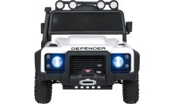 Land Rover Defender 110 SVX Concept elektromobilis baltas