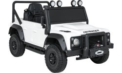 Land Rover Defender 110 SVX Concept elektromobilis baltas