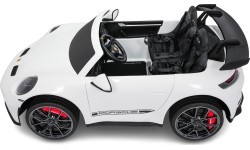 Elektromobilis Porsche 911 GT3, baltas