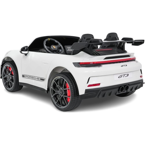 Elektromobilis Porsche 911 GT3, baltas