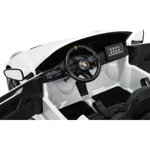 Elektromobilis Porsche 911 GT3, baltas