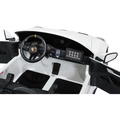 Elektromobilis Porsche 911 GT3, baltas