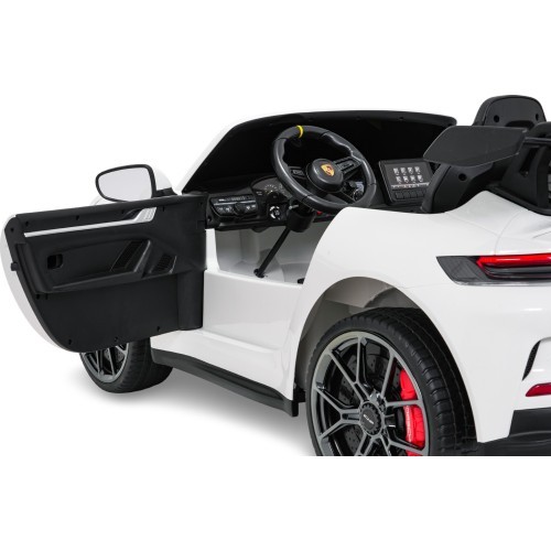 Elektromobilis Porsche 911 GT3, baltas